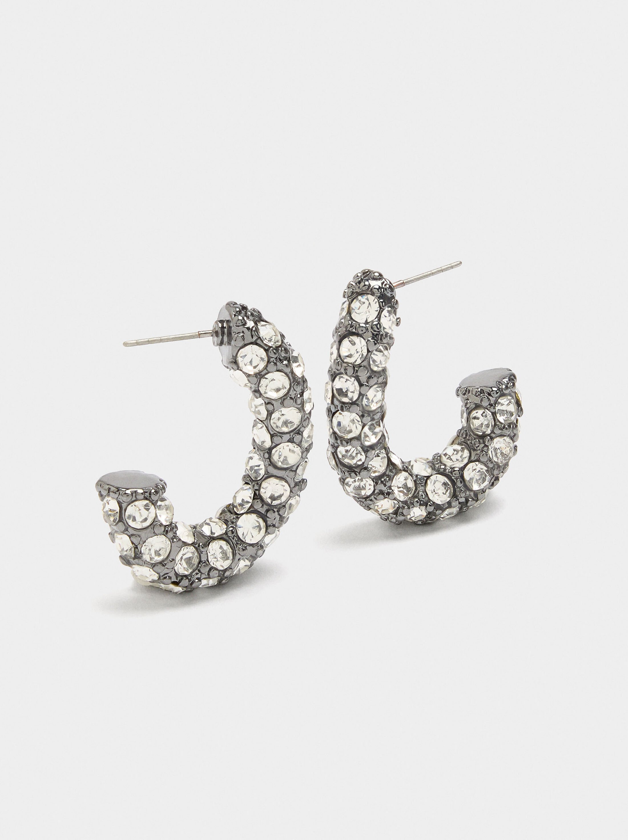 Maxi earrings with crystals image number 1.0