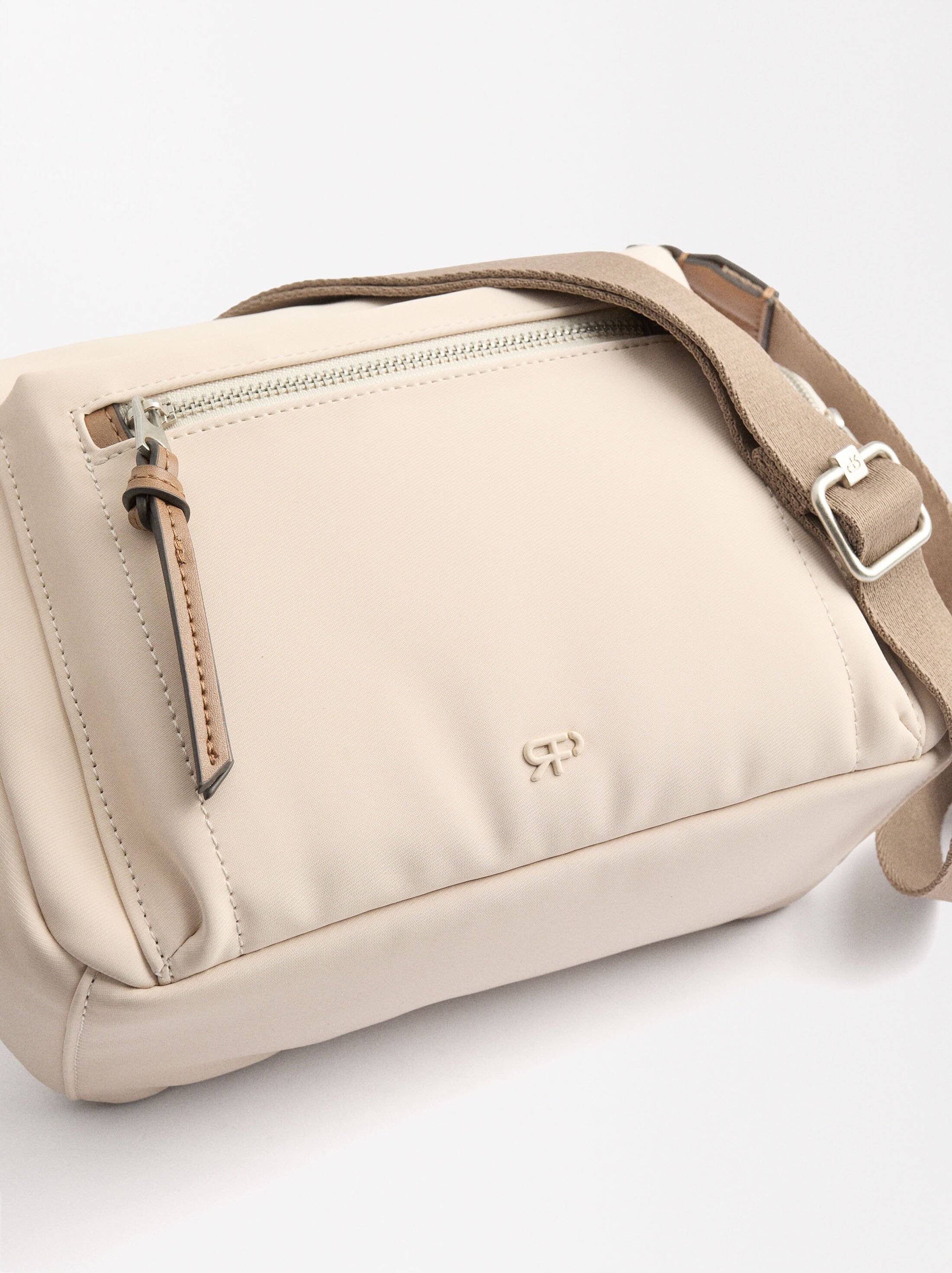 Nylon-effect crossbody bag image number 1.0