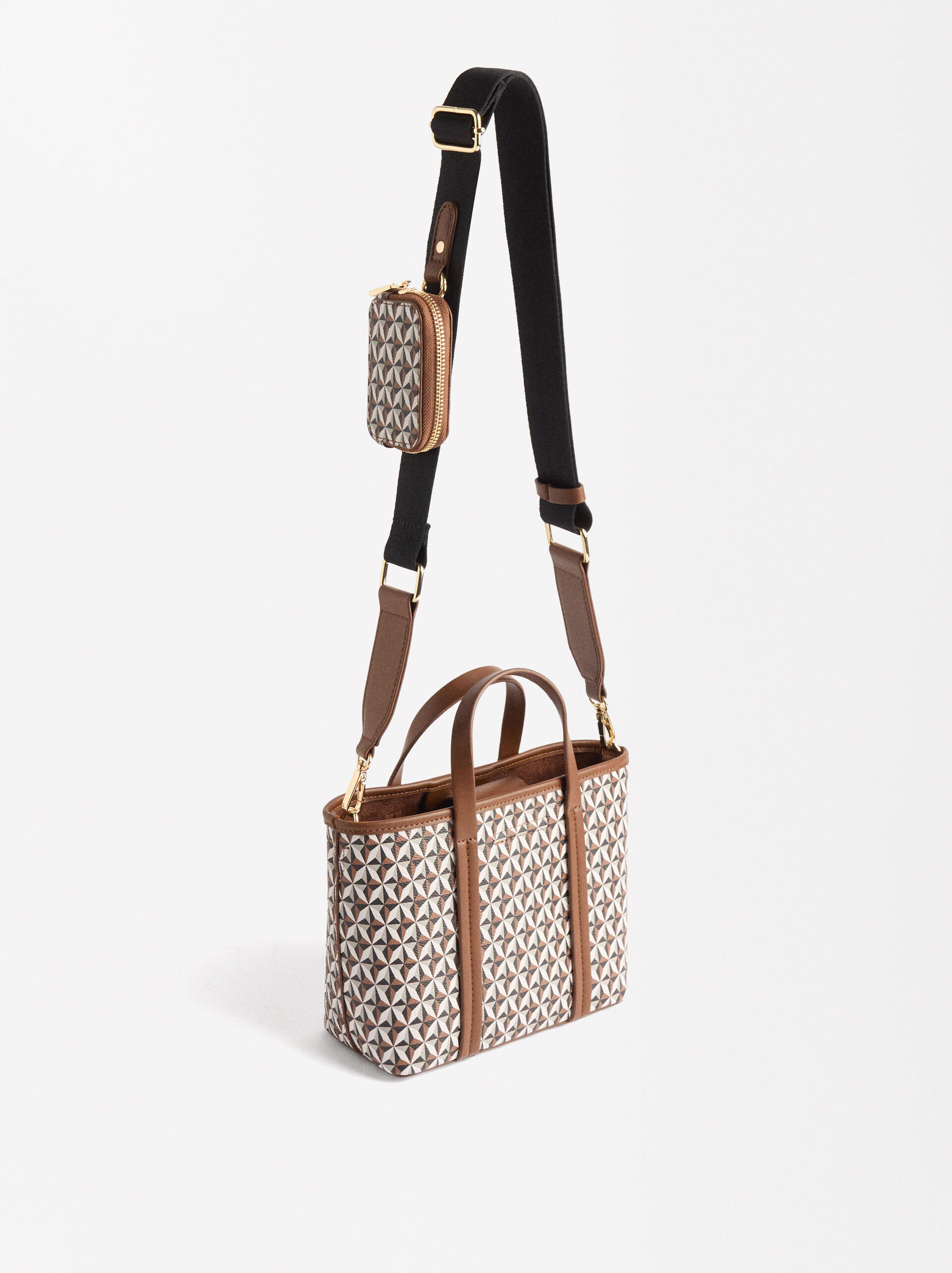 Mala tote estampada tiracolo image number 3.0