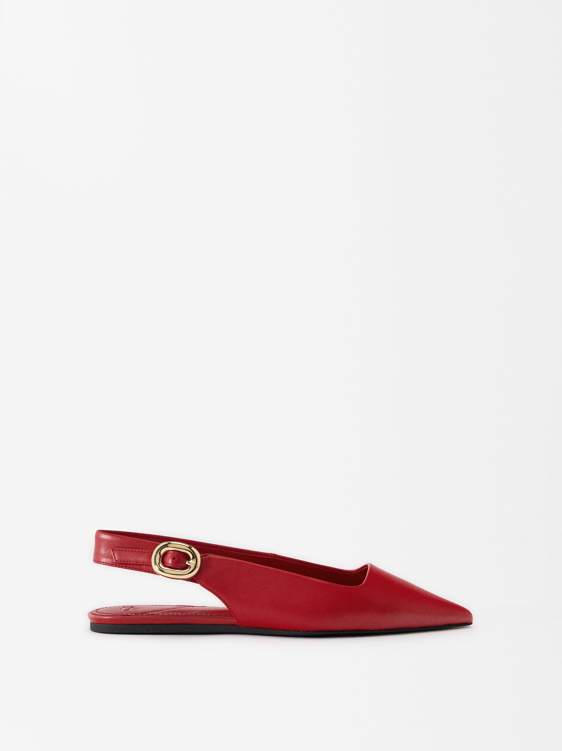 Ballerines ouvertes dorees clearance