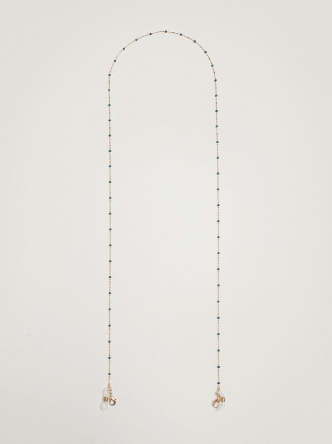 Chain For Face Masks Or Glasses, Green, hi-res