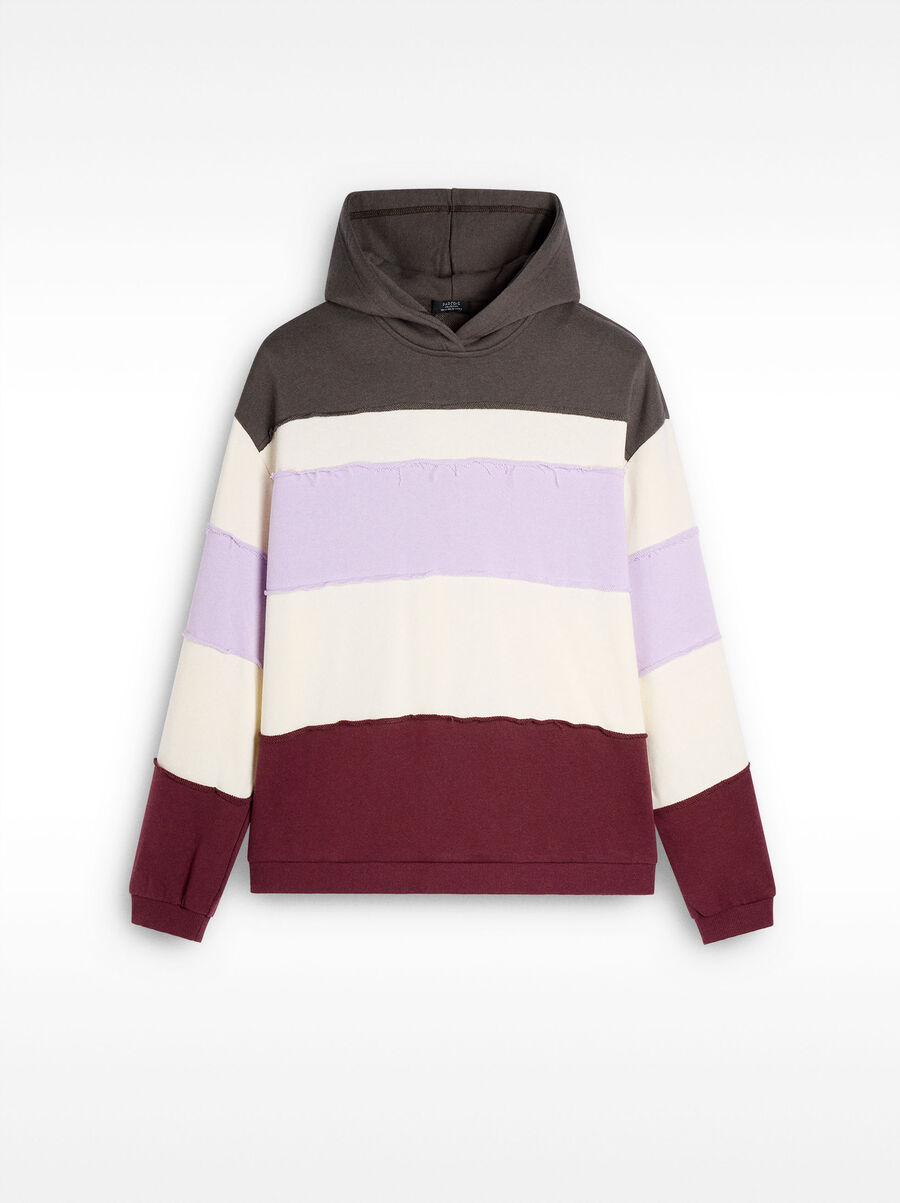 Striped cotton sweatshirt