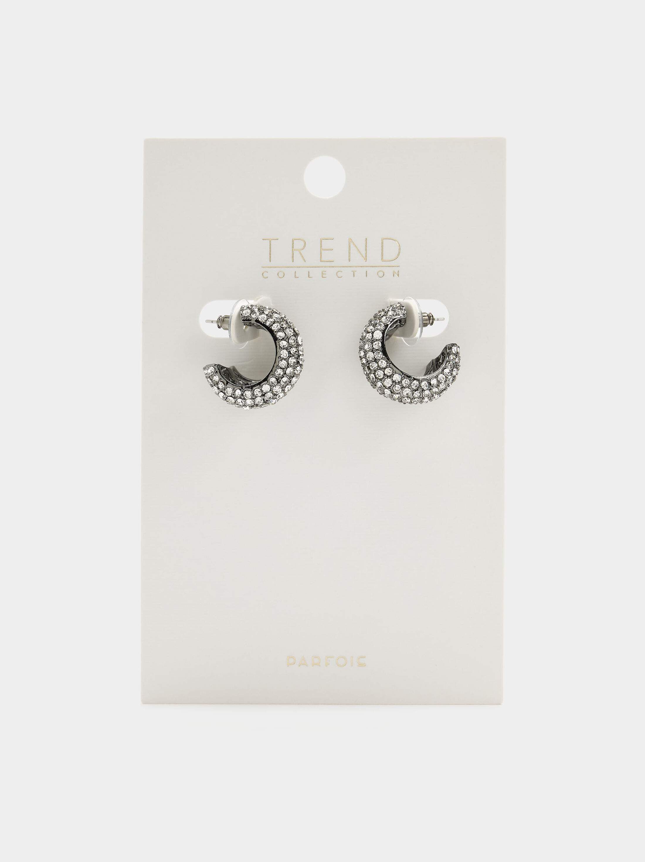 Arracades de cèrcol obertes d'efecte doble amb vidre image number 3.0