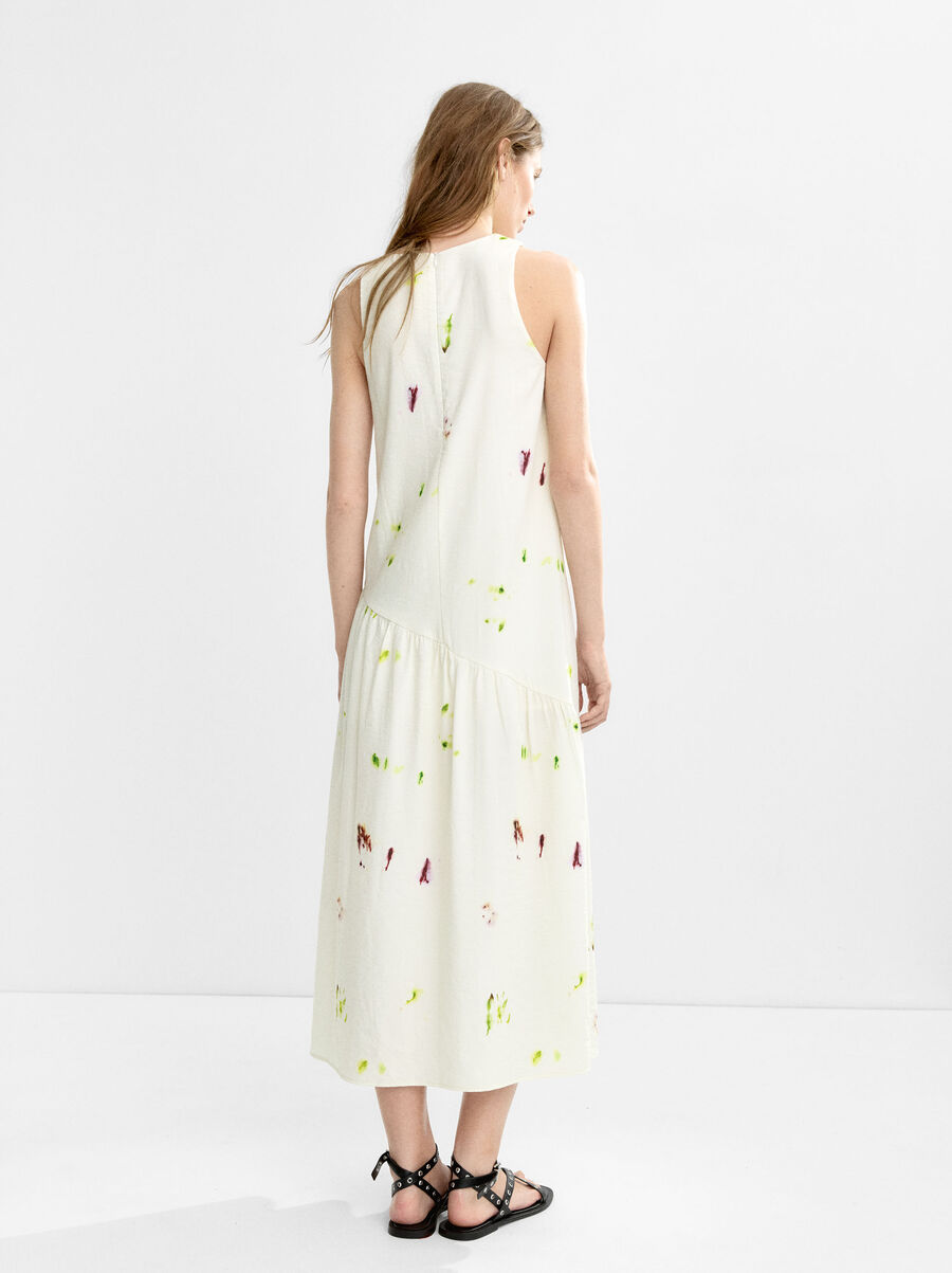 Printed midi dress