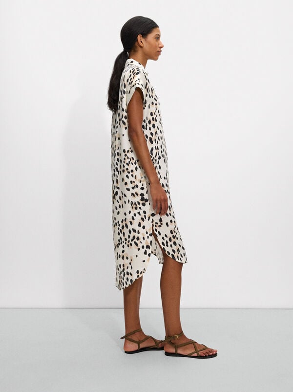 Lyocell shirt dress