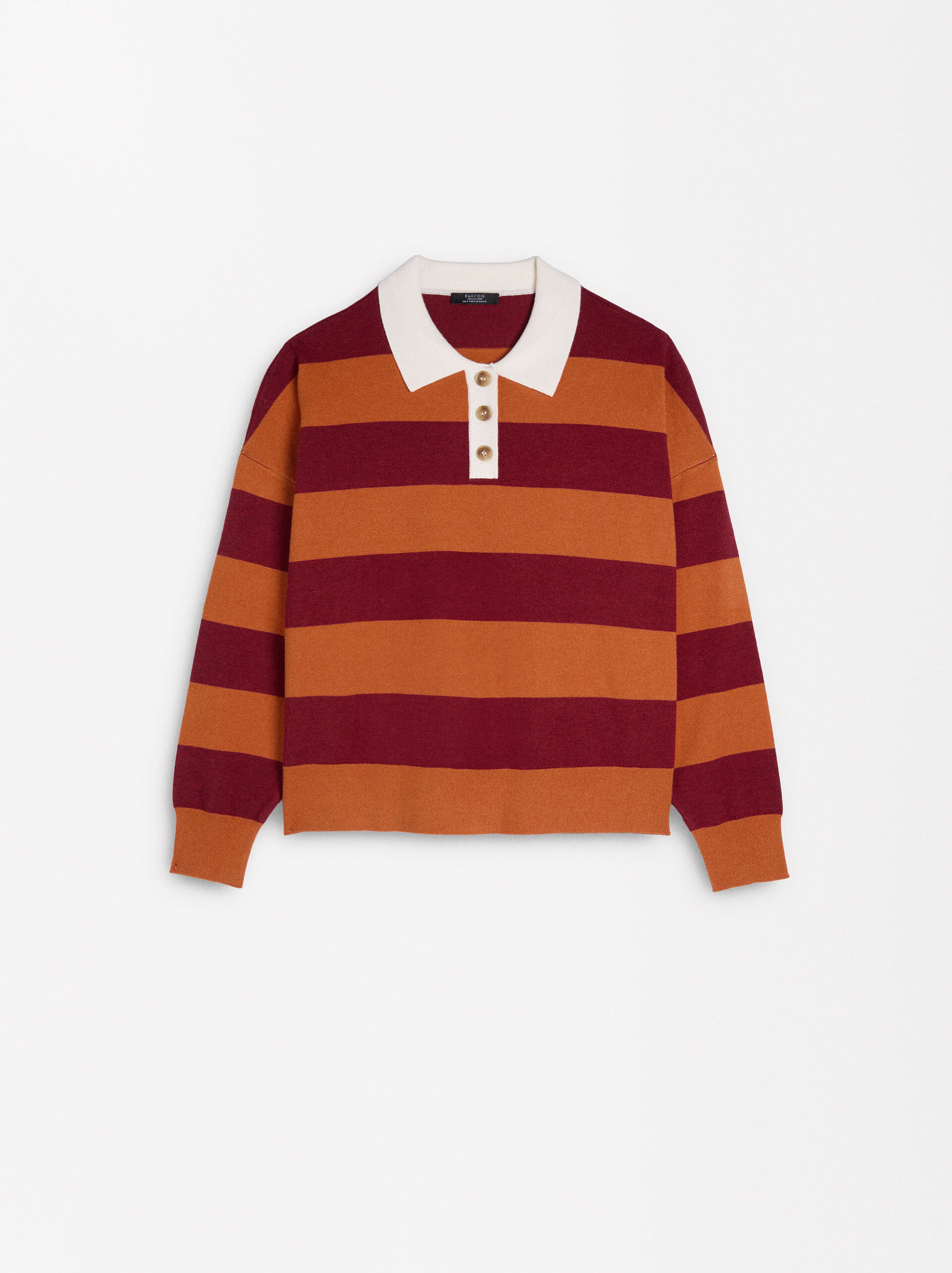 Maglione in maglia a righe image number 5.0