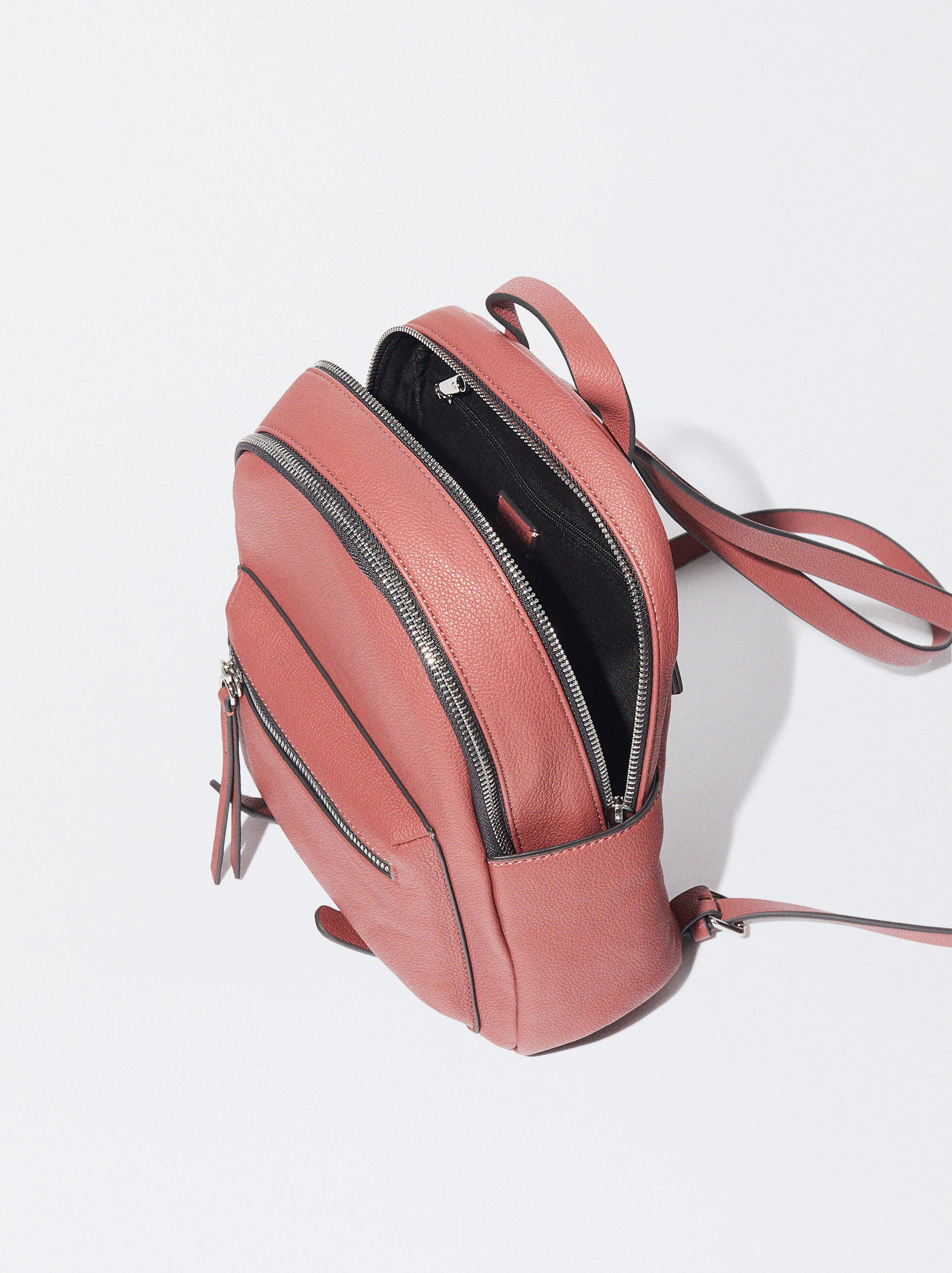 Mochila best sale rosa stradivarius