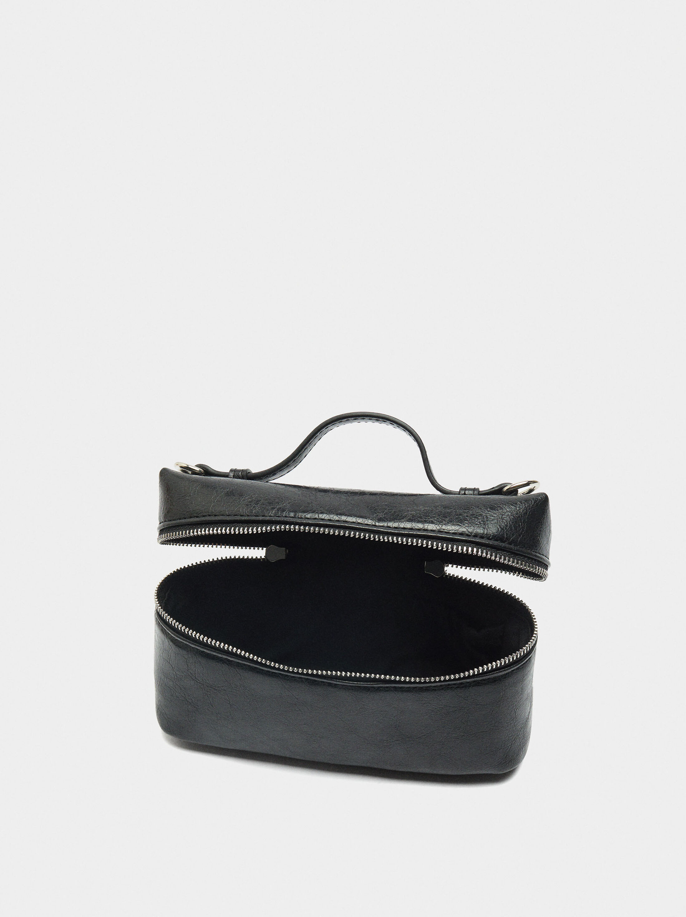 Multi-purpose pouch with cracked effect image number 3.0