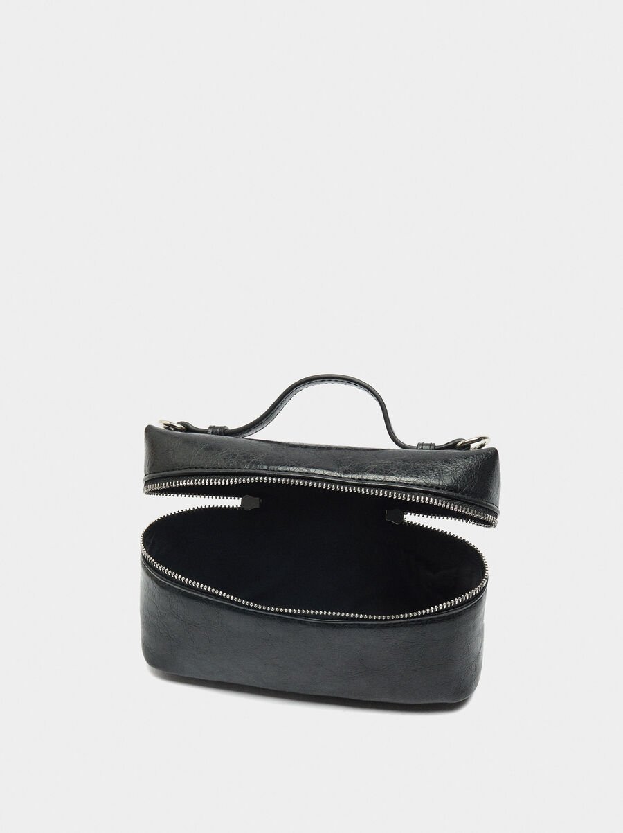 Multi-purpose pouch with cracked effect