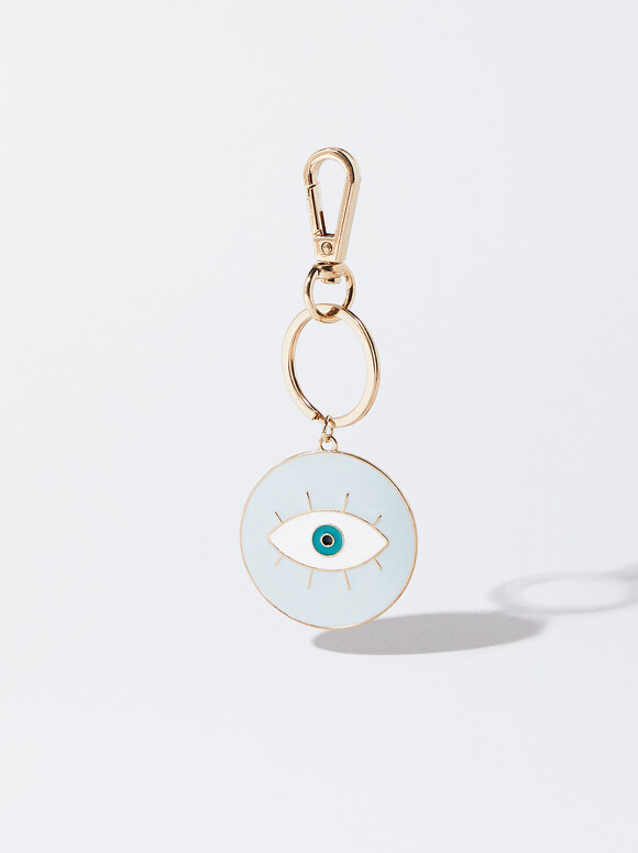Eye Key Chain, Multicolor, hi-res