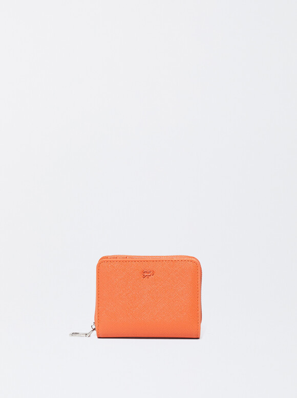 Portefeuille Basique, Orange, hi-res