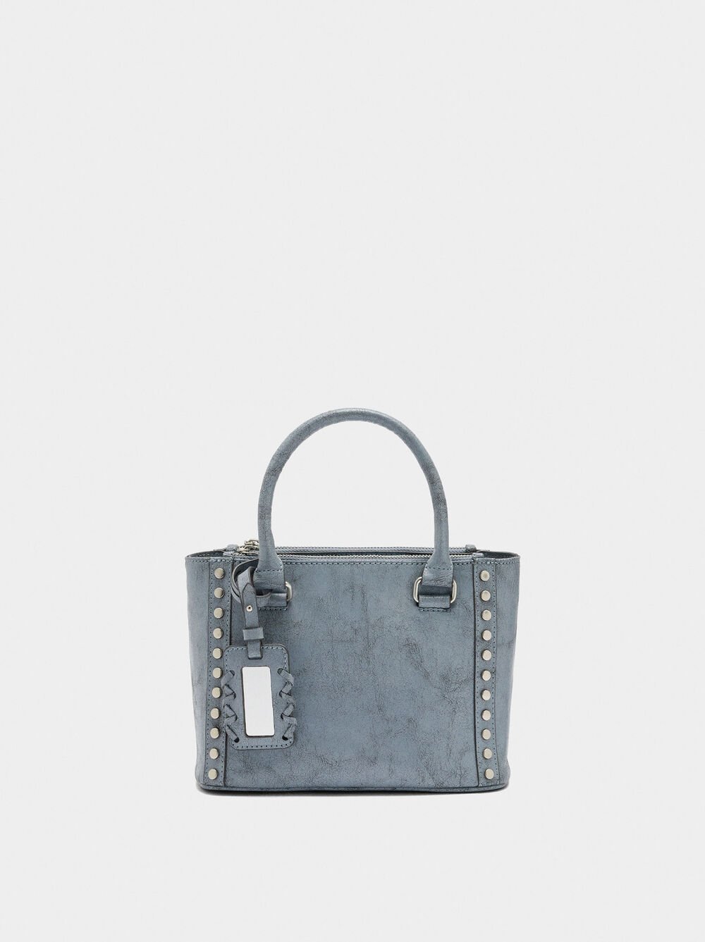 Bolso tote con tachuelas