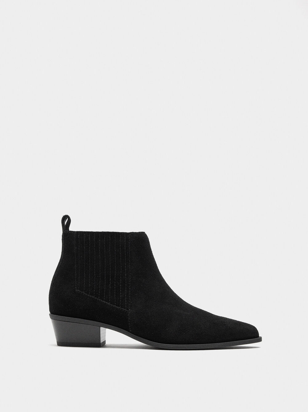 Botines de piel con tacón