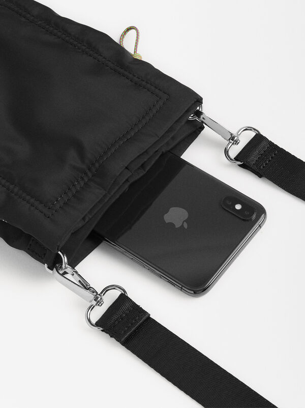 Nylon crossbody bag