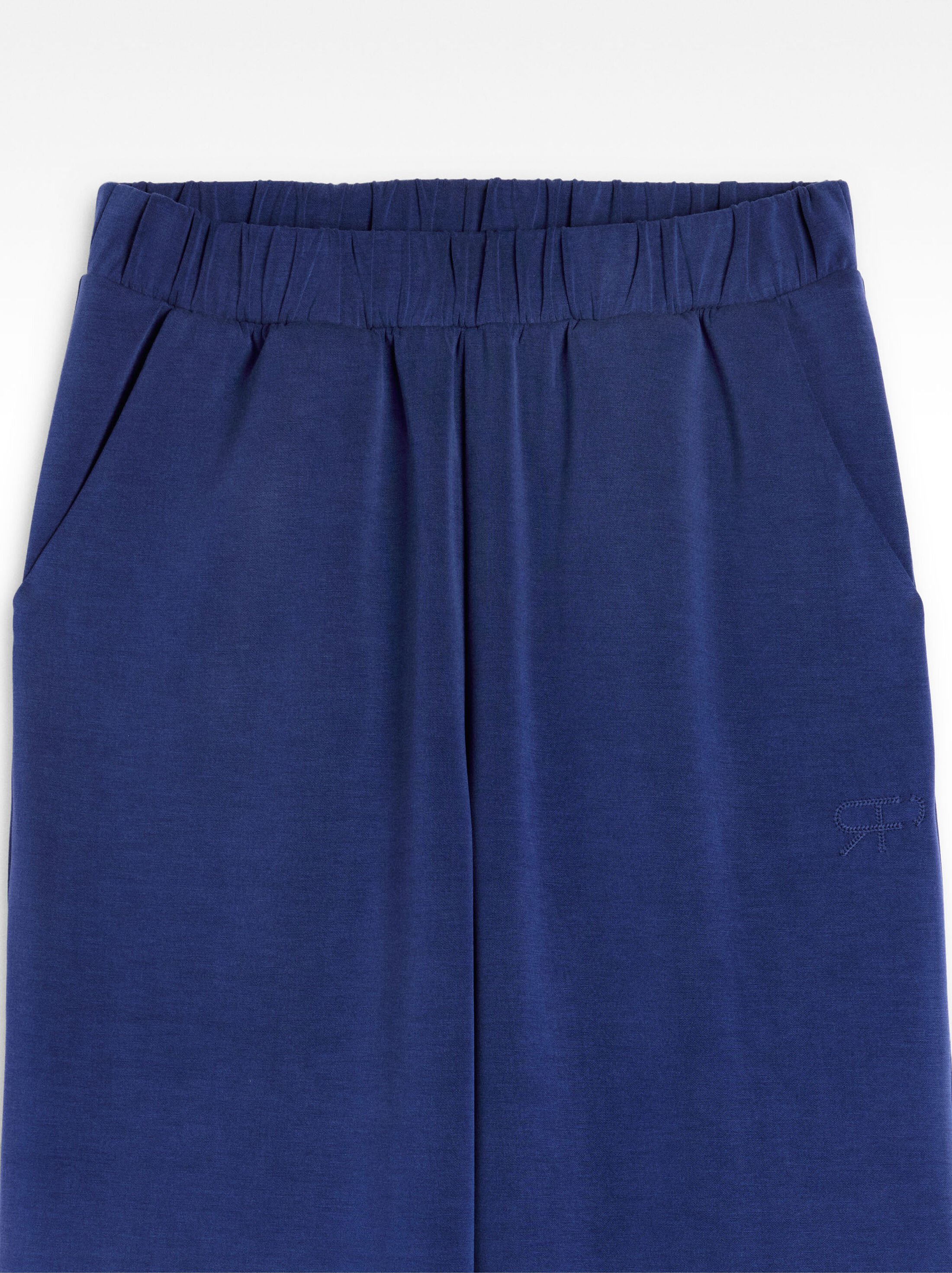 Flowy trousers with elastic waistband image number 6.0