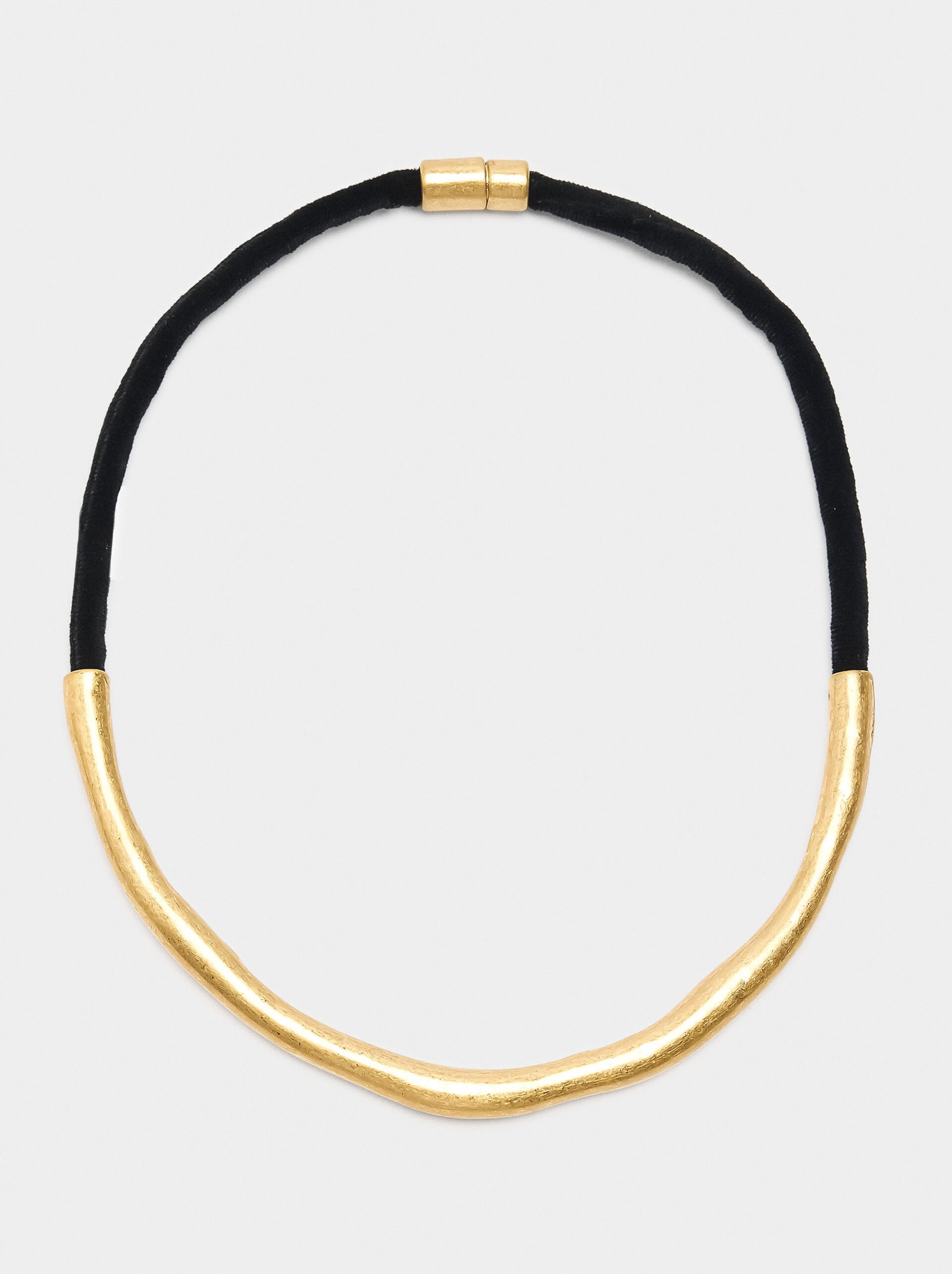Bicolor necklace with rigid half image number 0.0