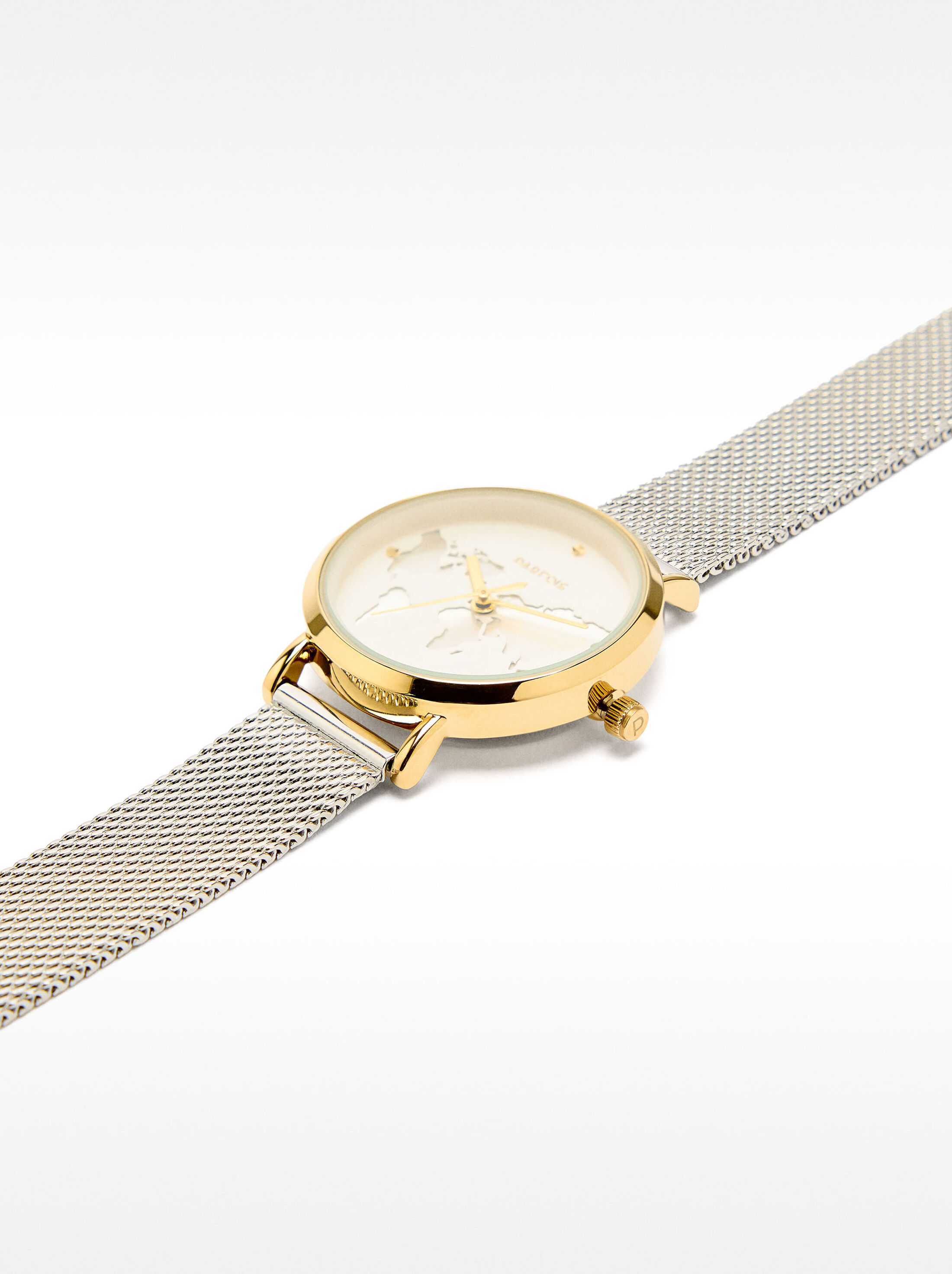 Watch with world map case image number 2.0