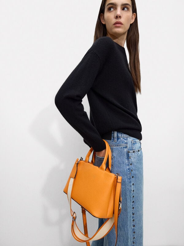 Tote bag with shoulder strap S