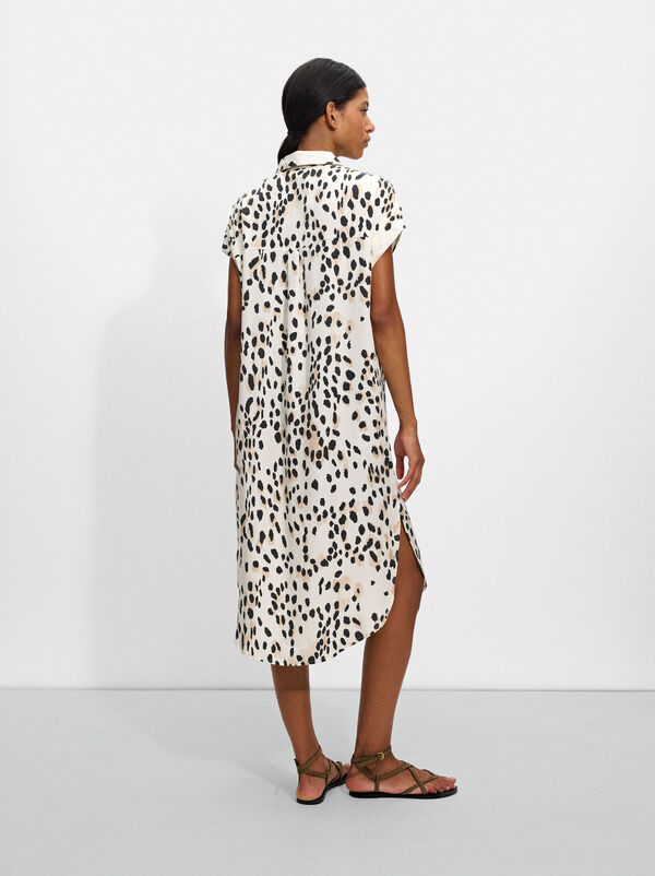 Lyocell shirt dress