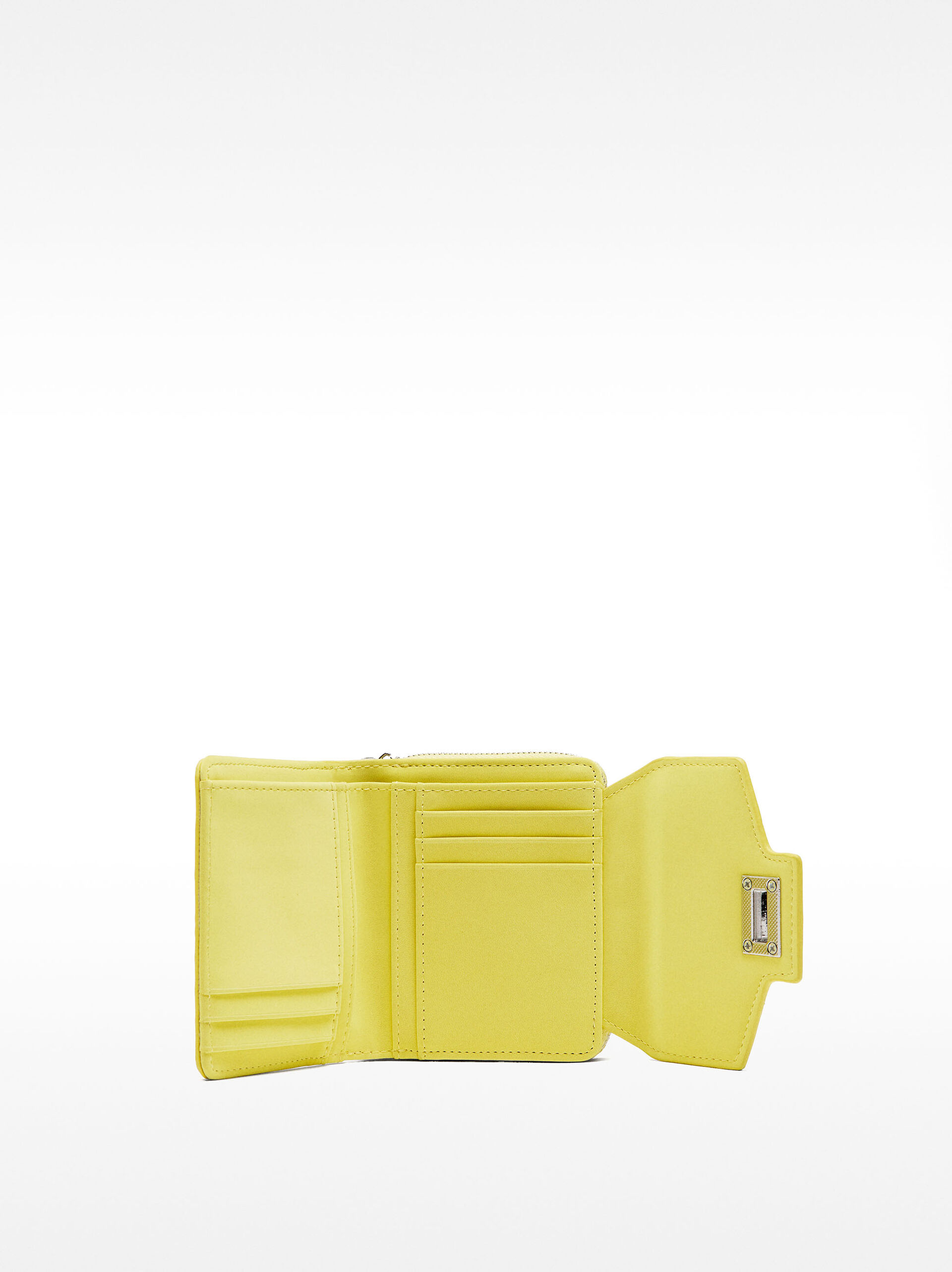Padded wallet with soft texture image number 3.0