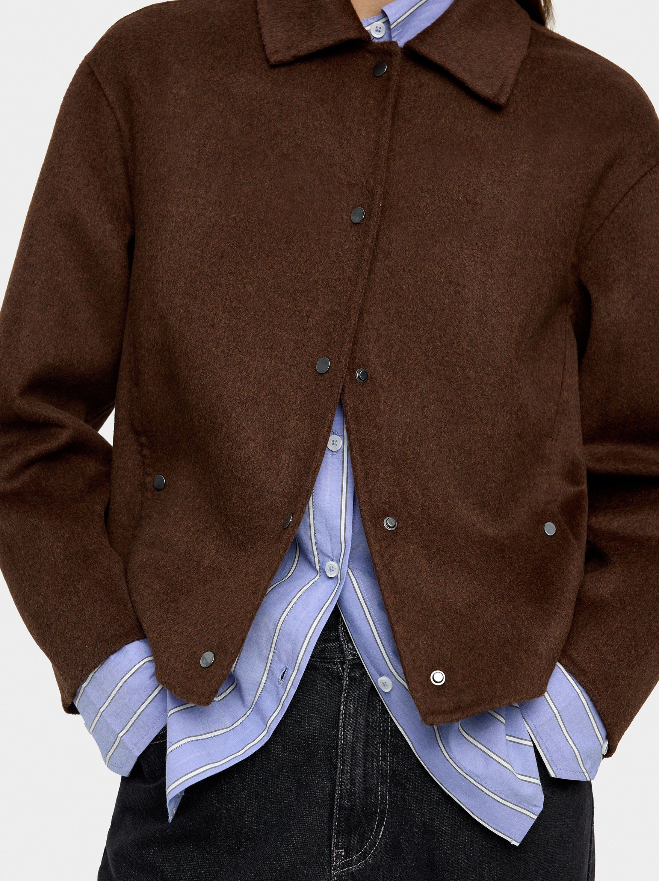 Faux fur effect coat image number 1.0