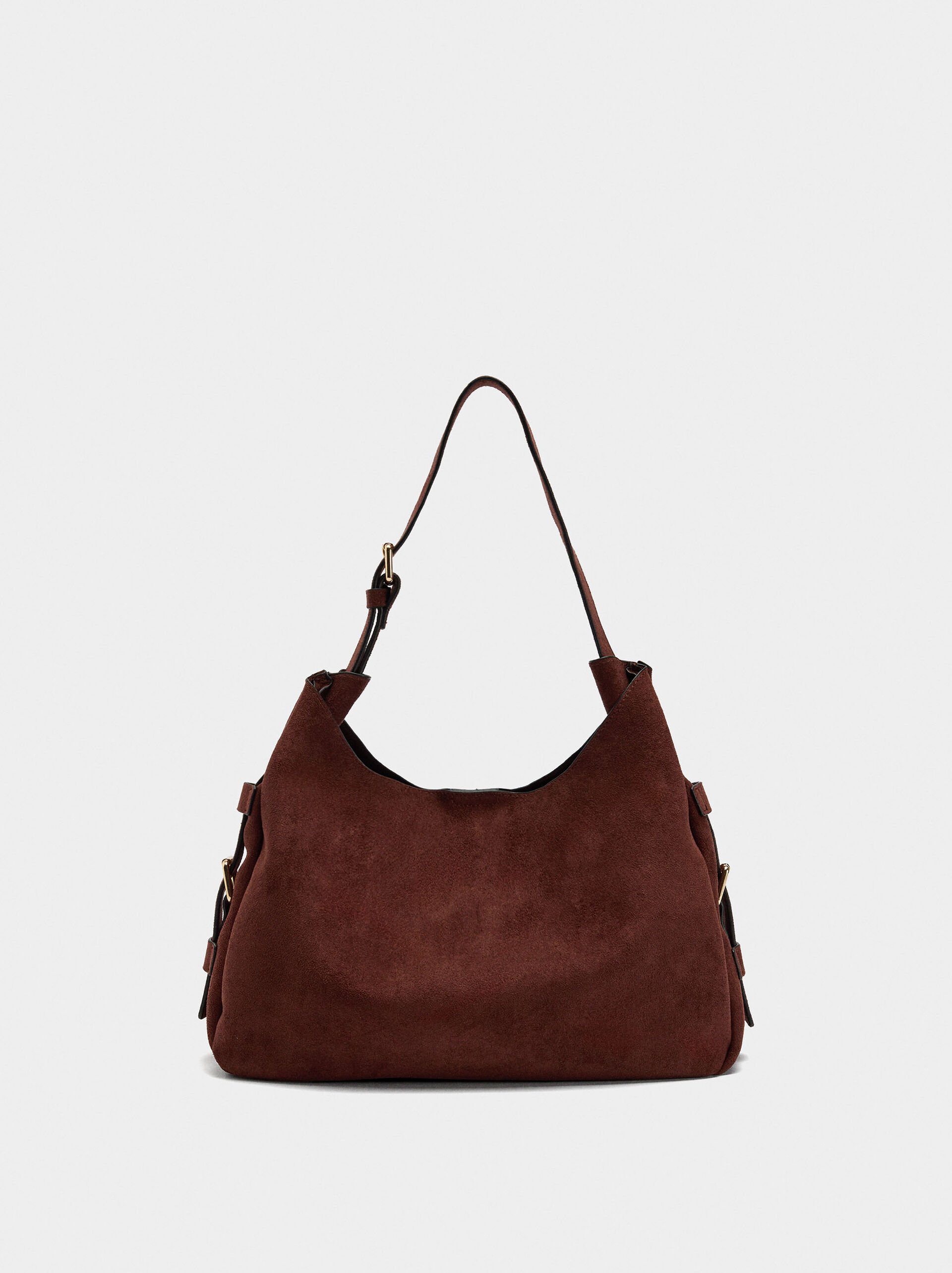 Shoulder bag with side buckles image number 0.0
