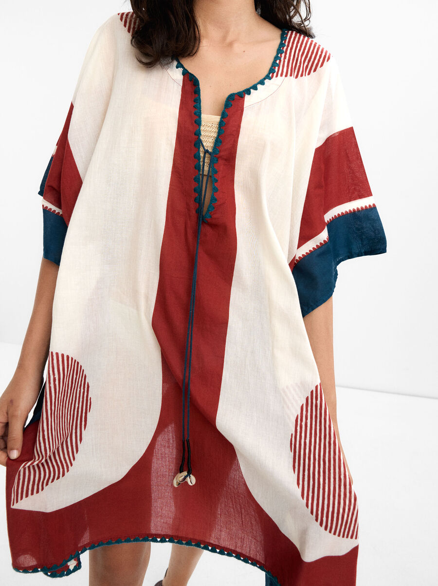 Printed kaftan 100% cotton