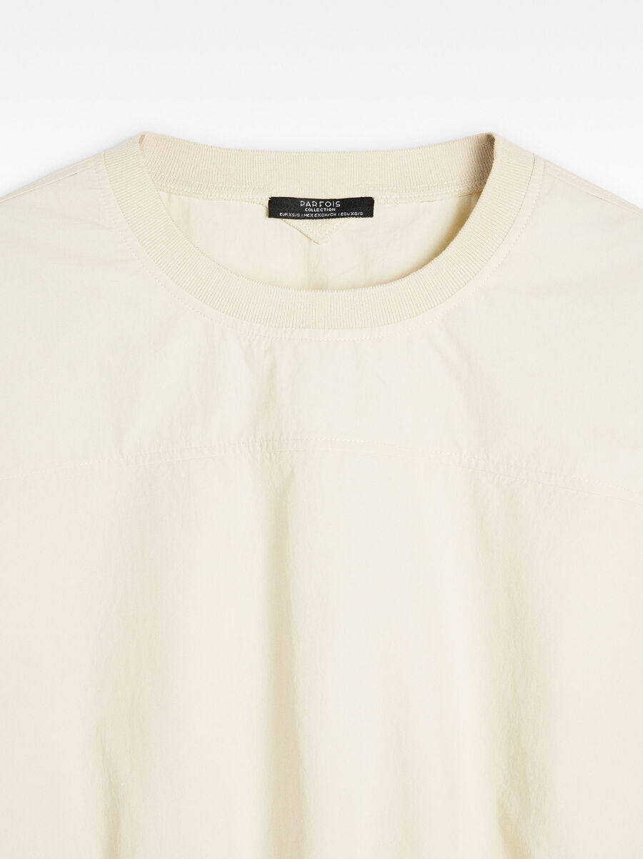 Ruched cropped top