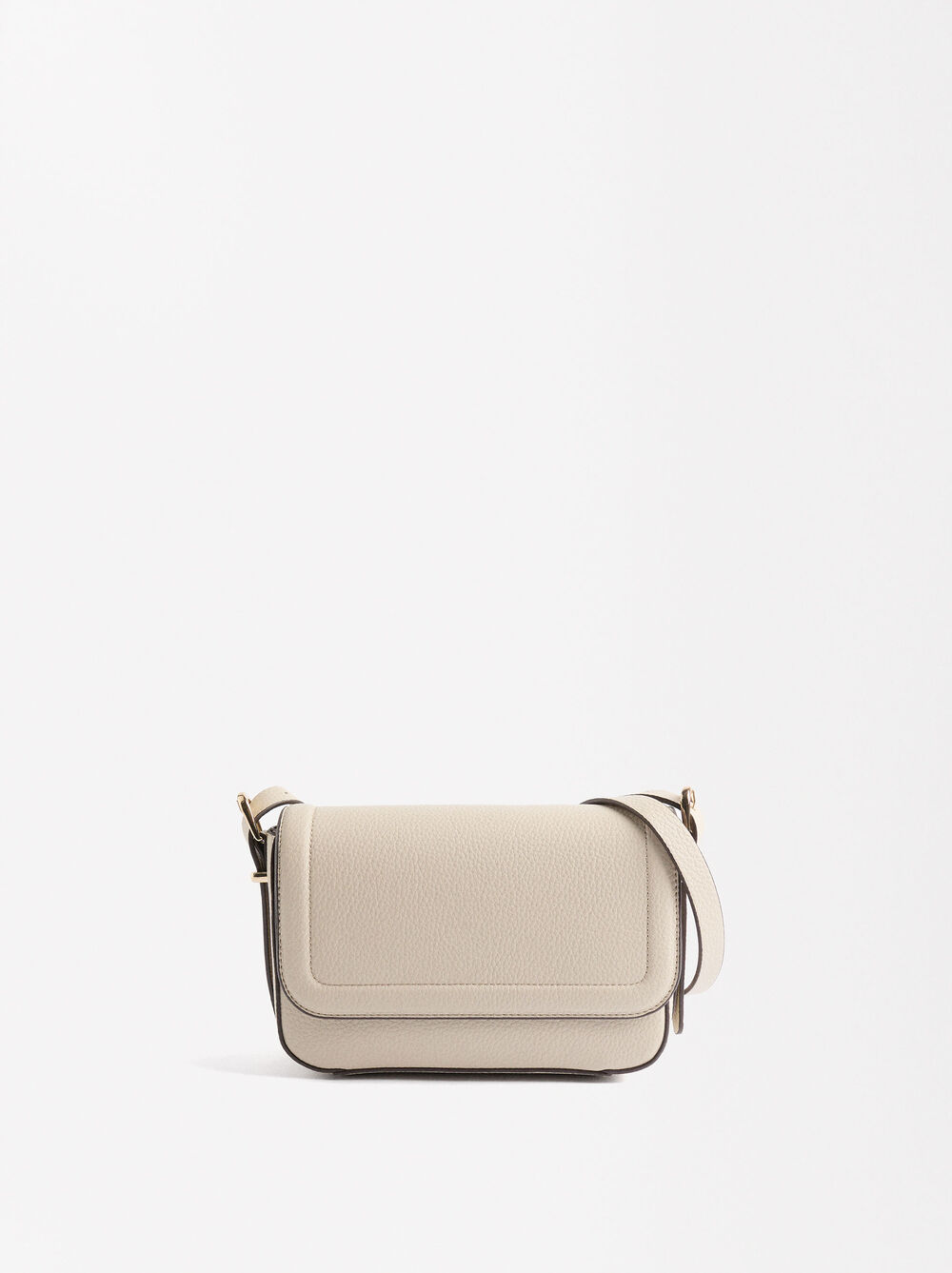 Crossbag with flap closure