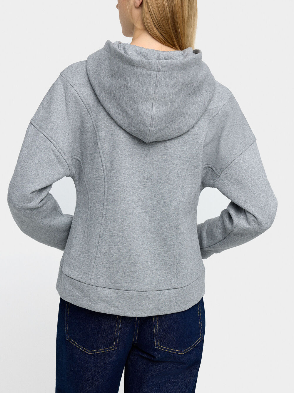 Cotton hooded sweatshirt