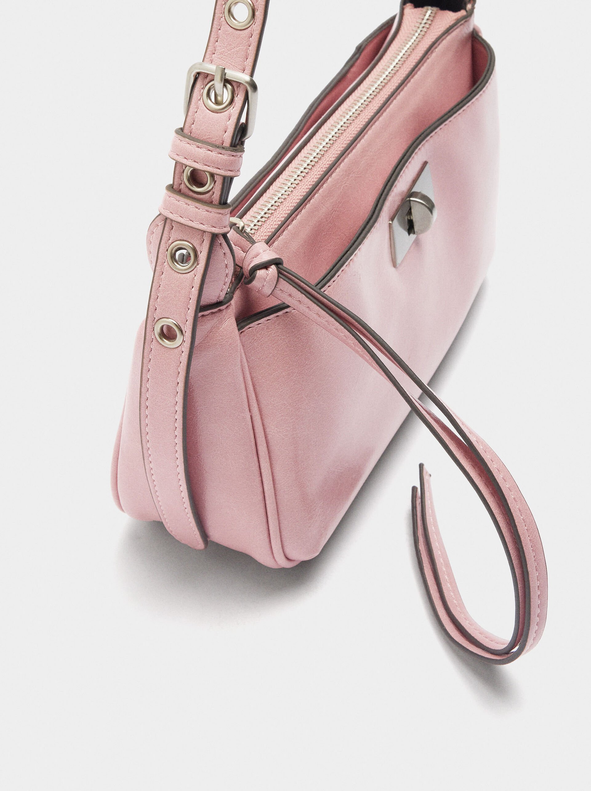 Shoulder bag strap with studs S image number 2.0