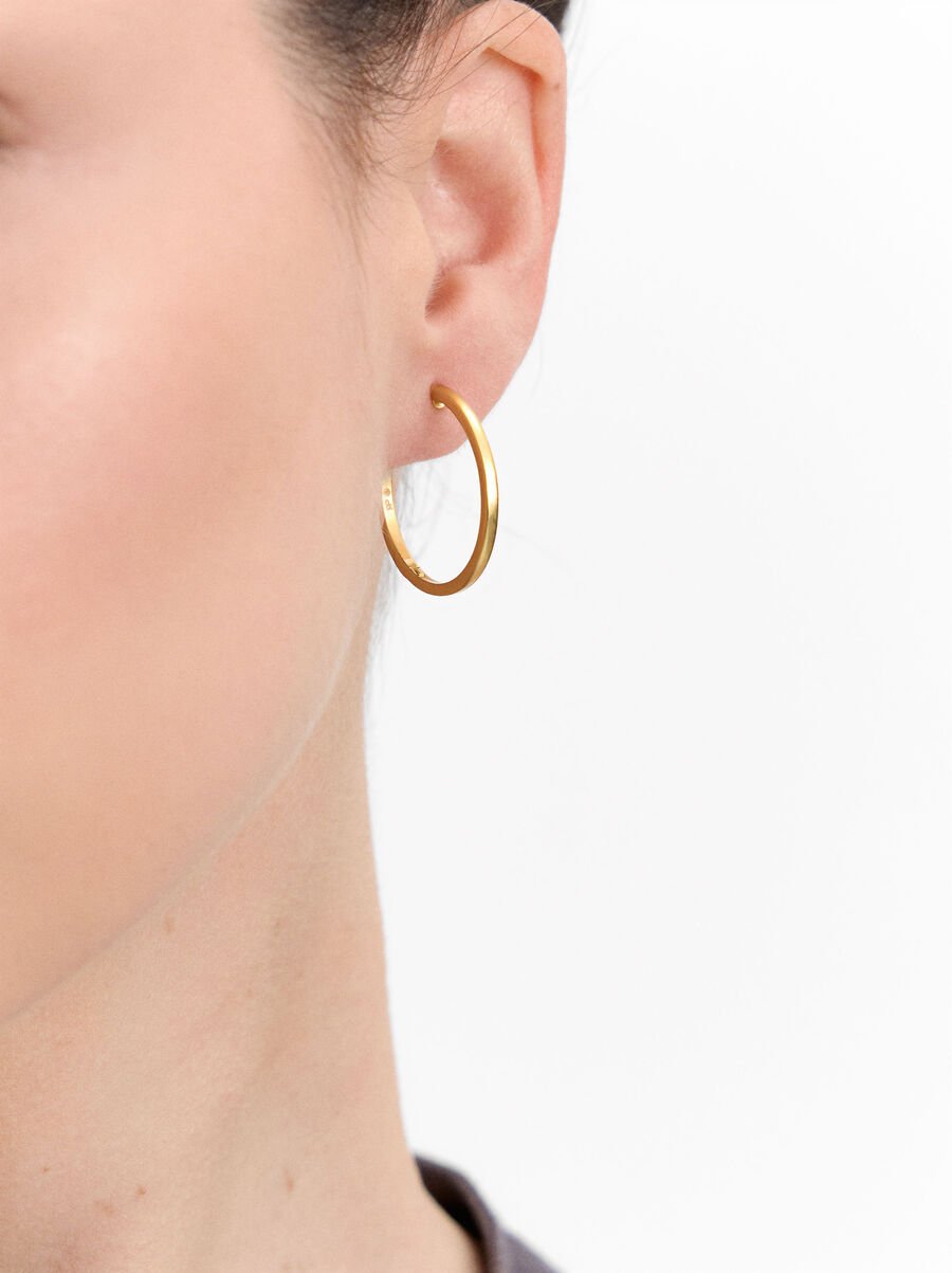 Aros medianos - plata de ley 925