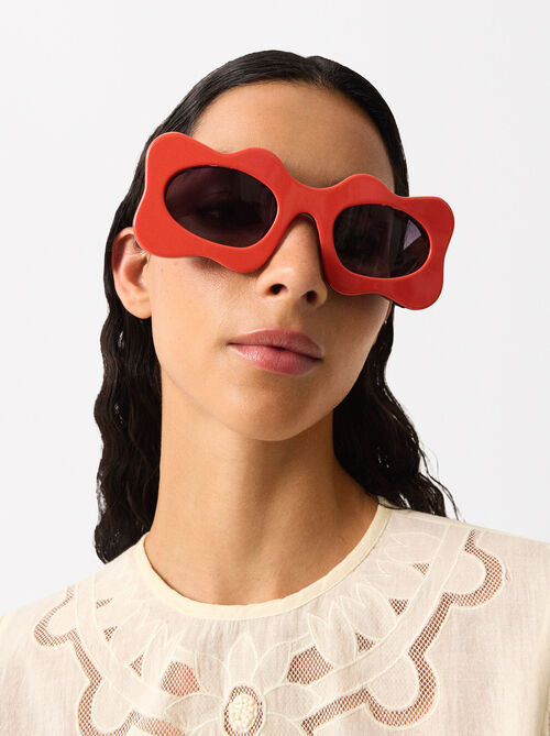 Kwadratowe Okulary Przeciwsłoneczne Z Acetatu