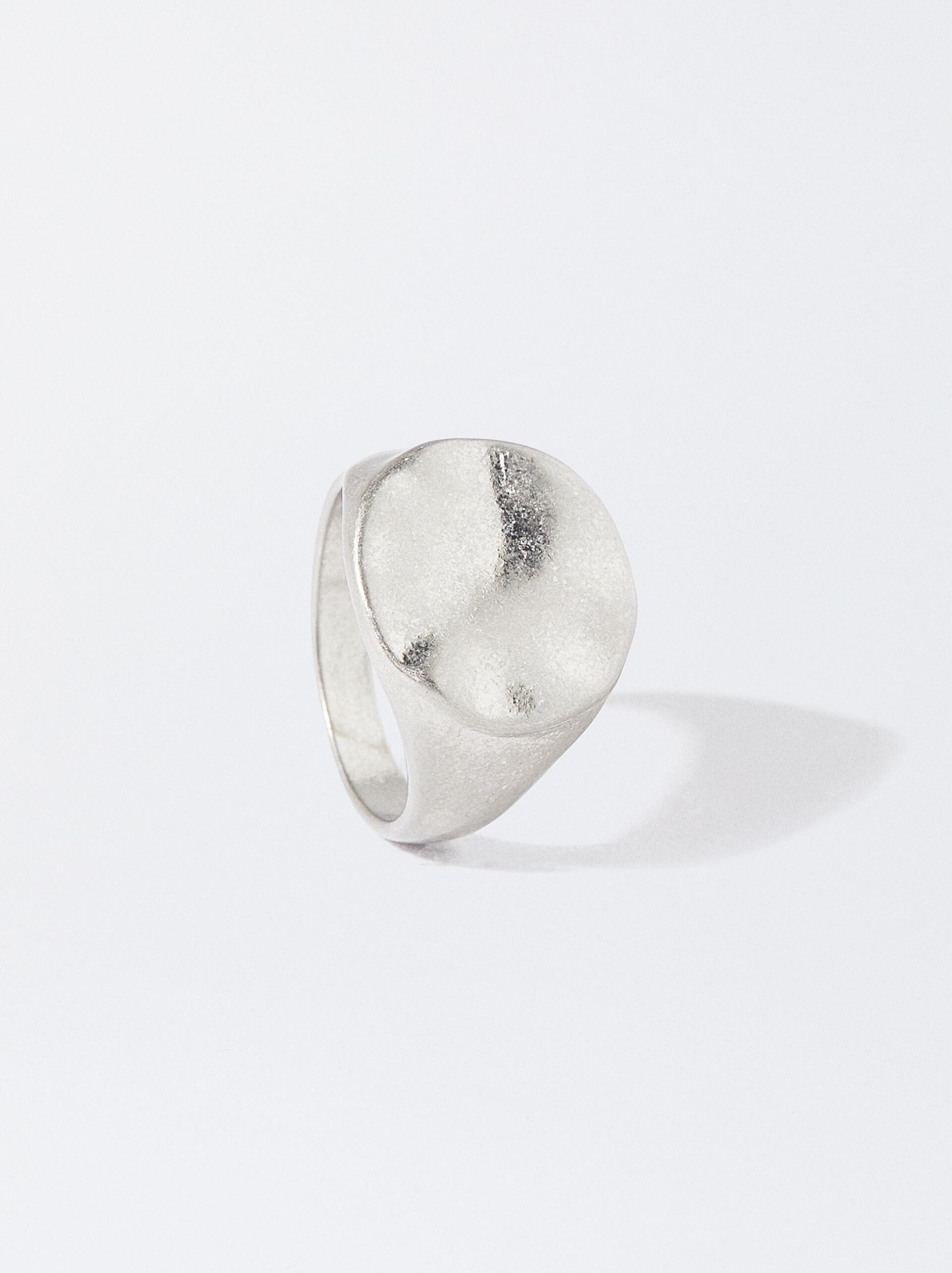 Silver Embossed Ring image number 1.0