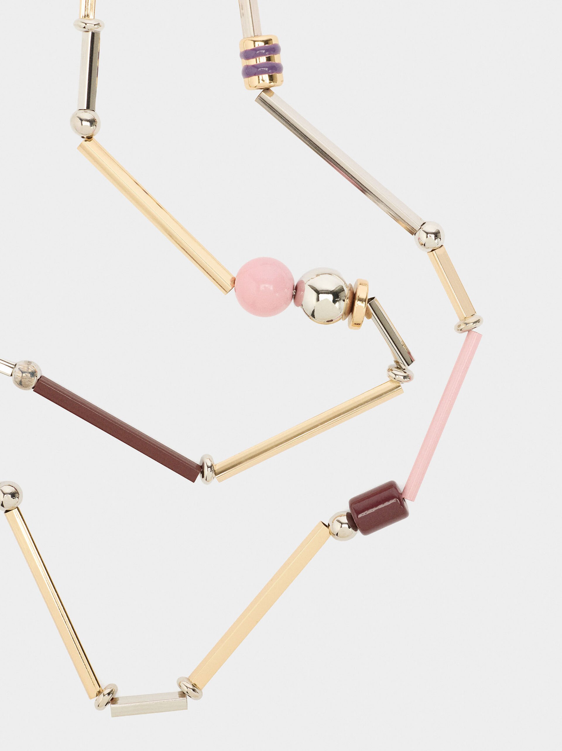 Long necklace with enamel image number 1.0