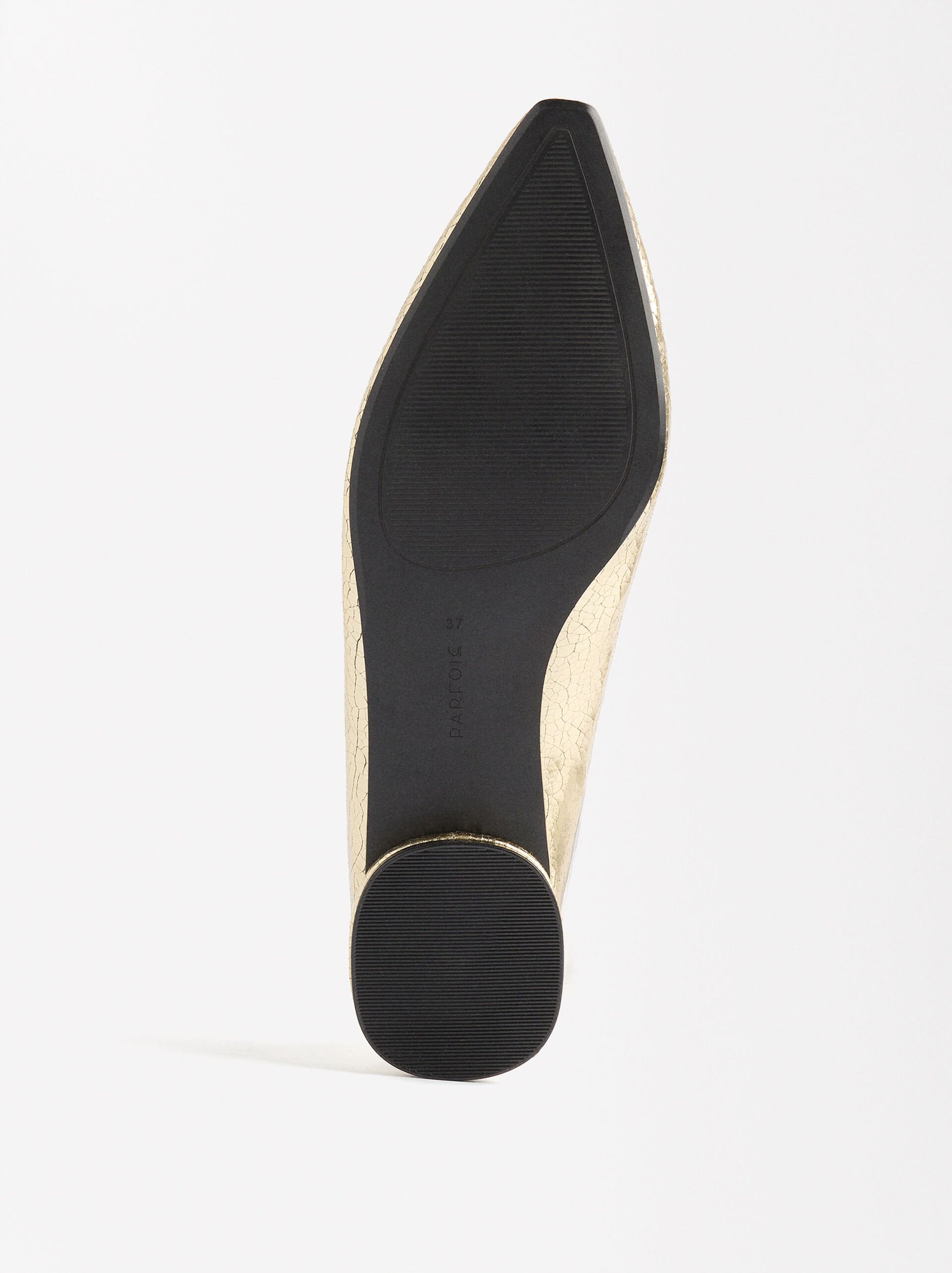 Metallic Flat Shoes image number 5.0