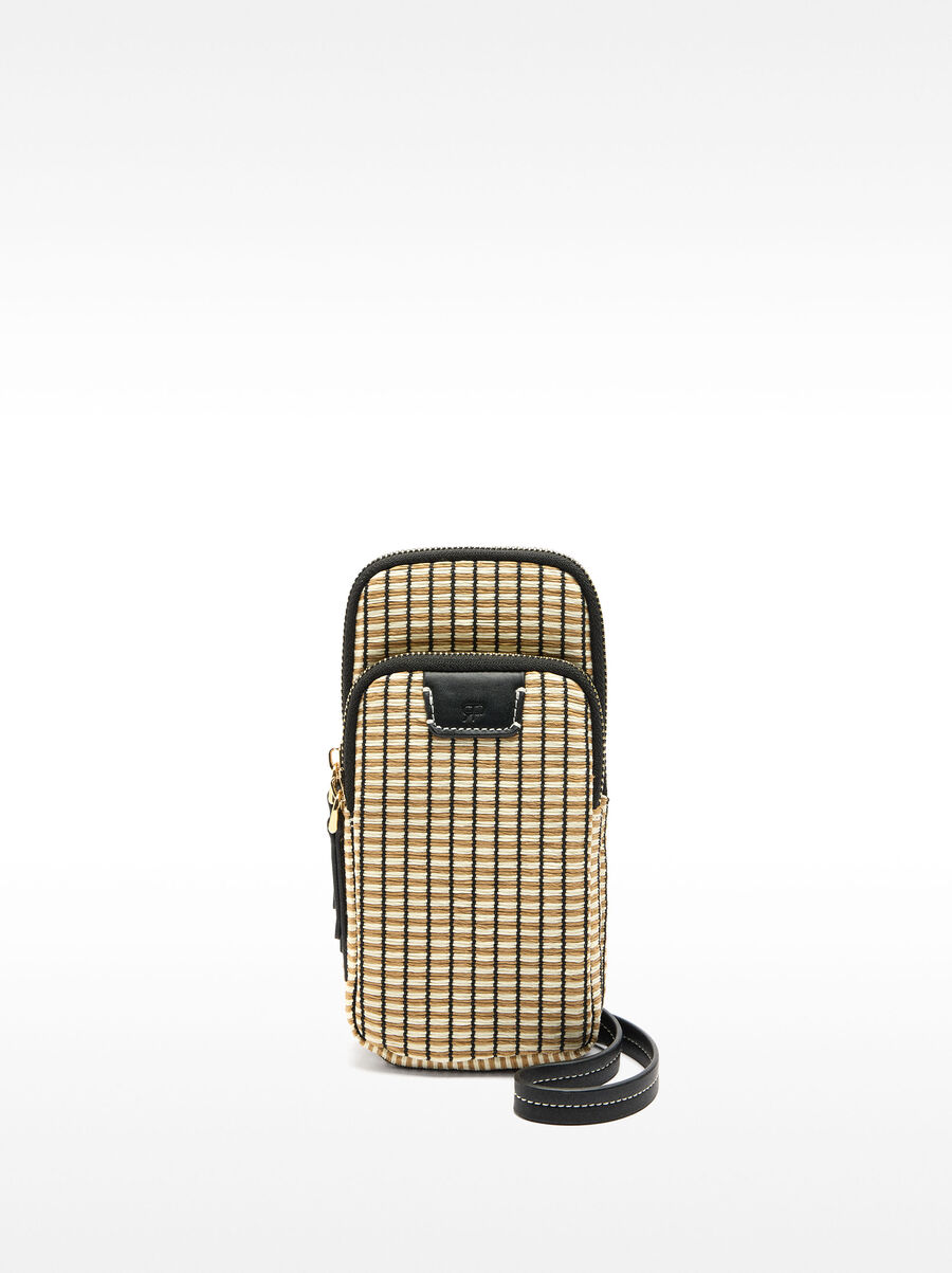 Straw-effect phone case