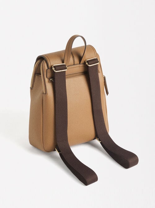 Sac à dos avec fermeture à rabat