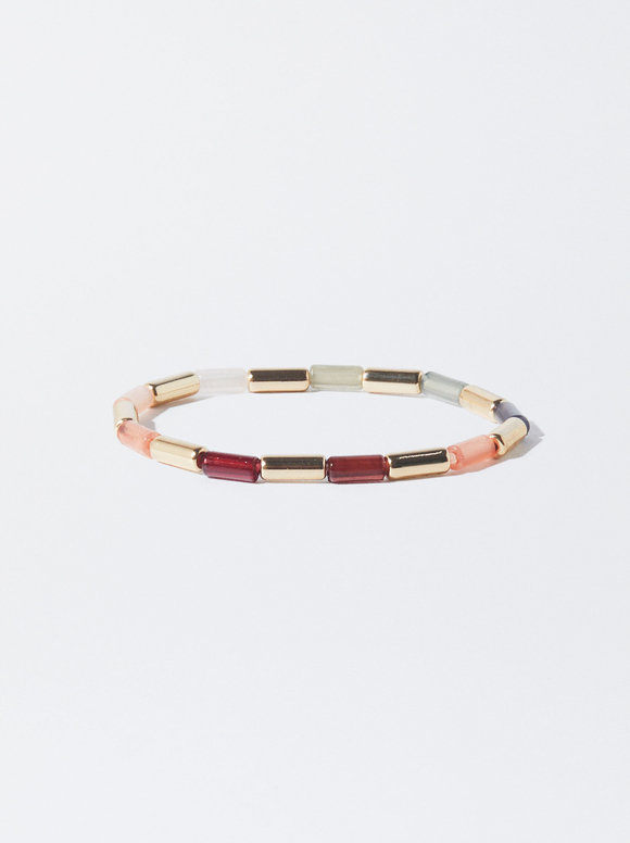 Multicoloured Elastic Bracelet, , hi-res