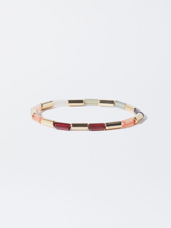 Multicoloured Elastic Bracelet, , hi-res