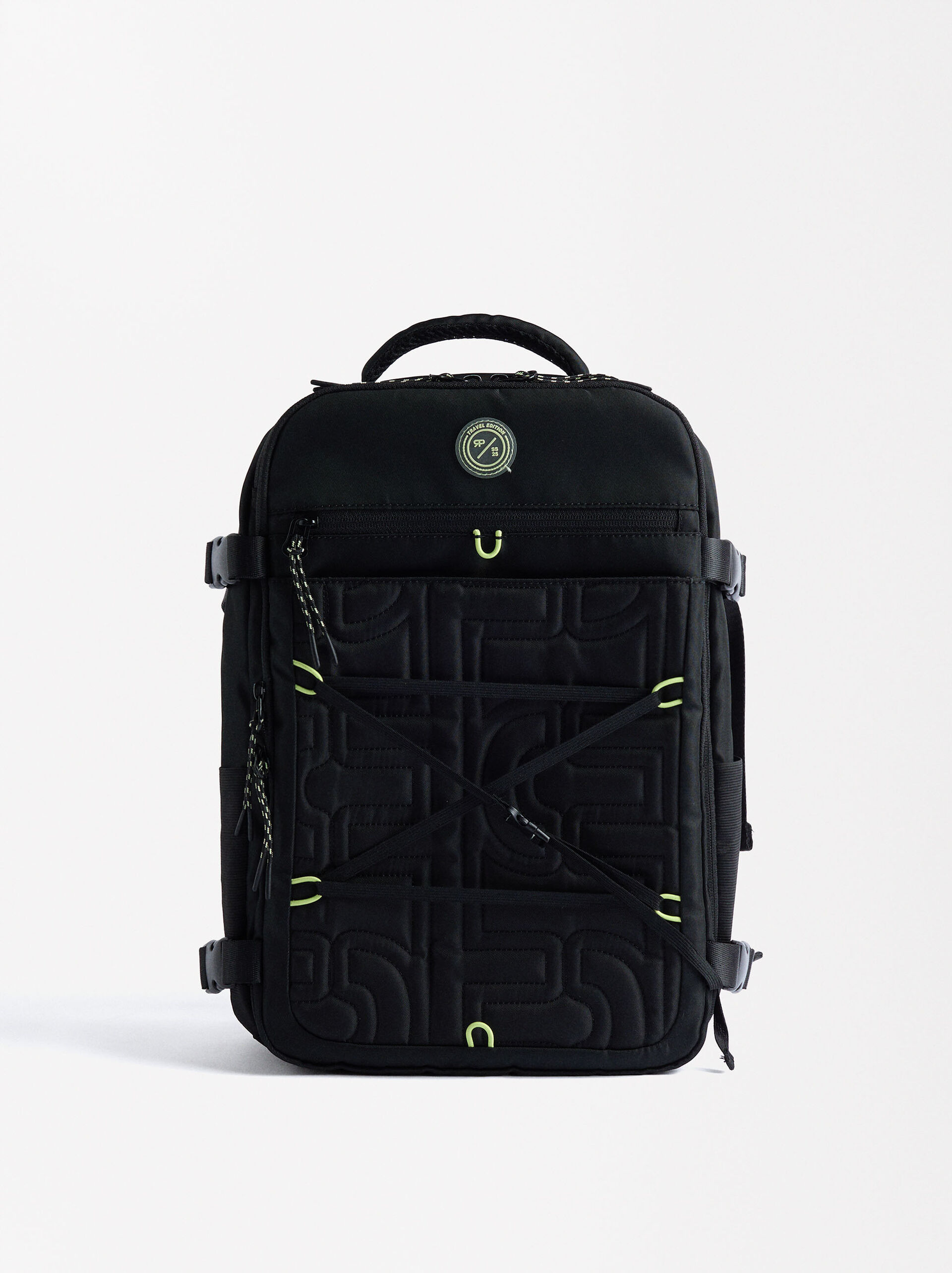 Expandable nylon cabin backpack image number 0.0