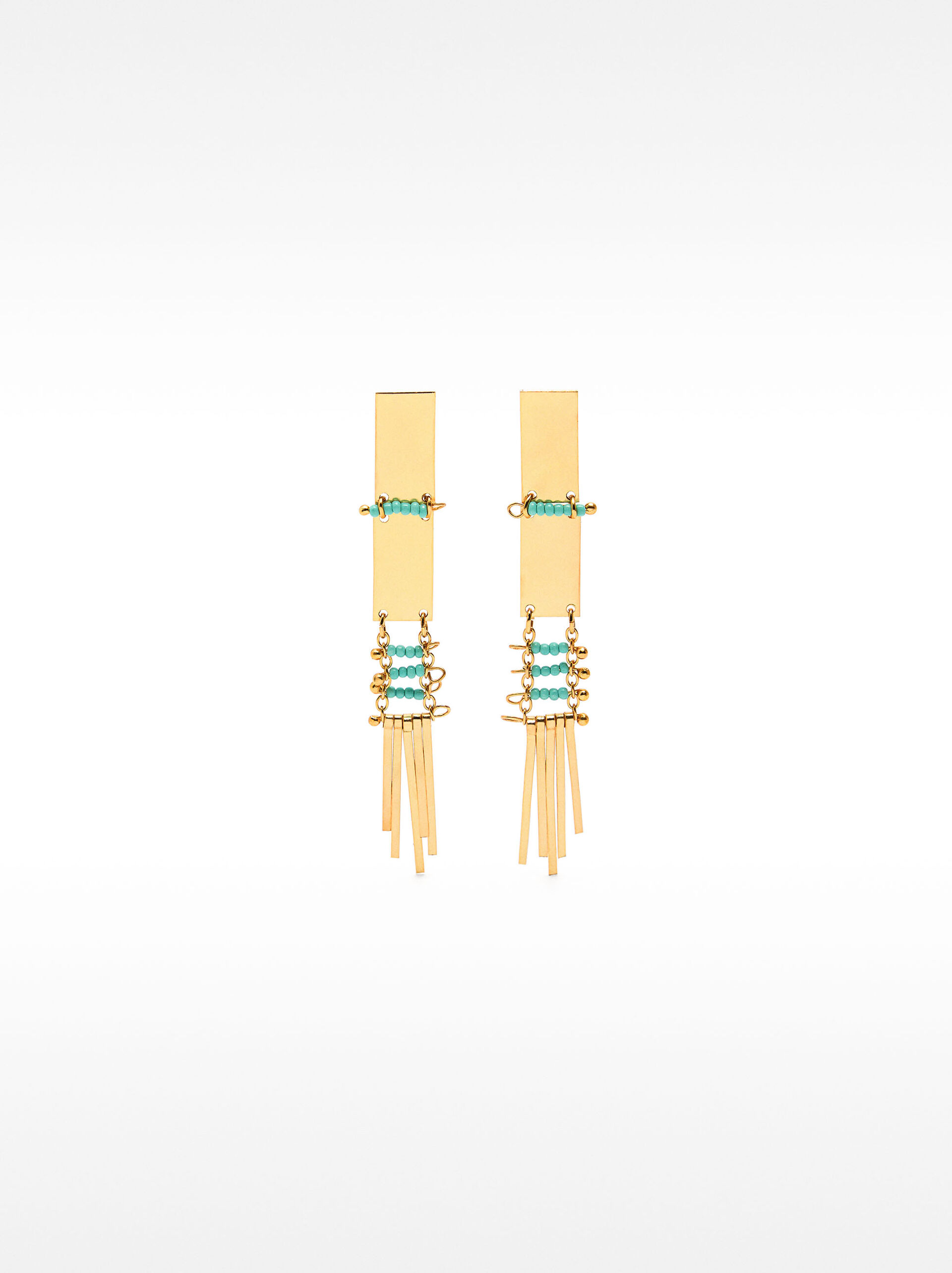 Pendientes largos geométricos image number 1.0