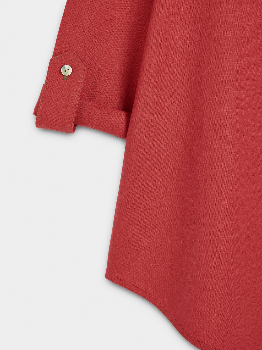 Chemise en mélange de lin avec poche