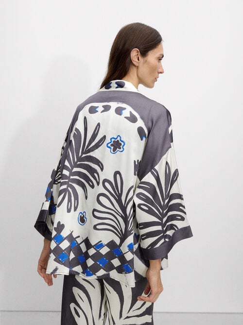 Quimono con estampado