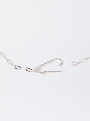 925 Silver Personalised Chain Necklace With Opening image number 3.0