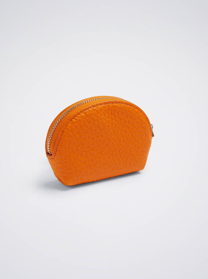 Basic Coin Purse, Orange, hi-res