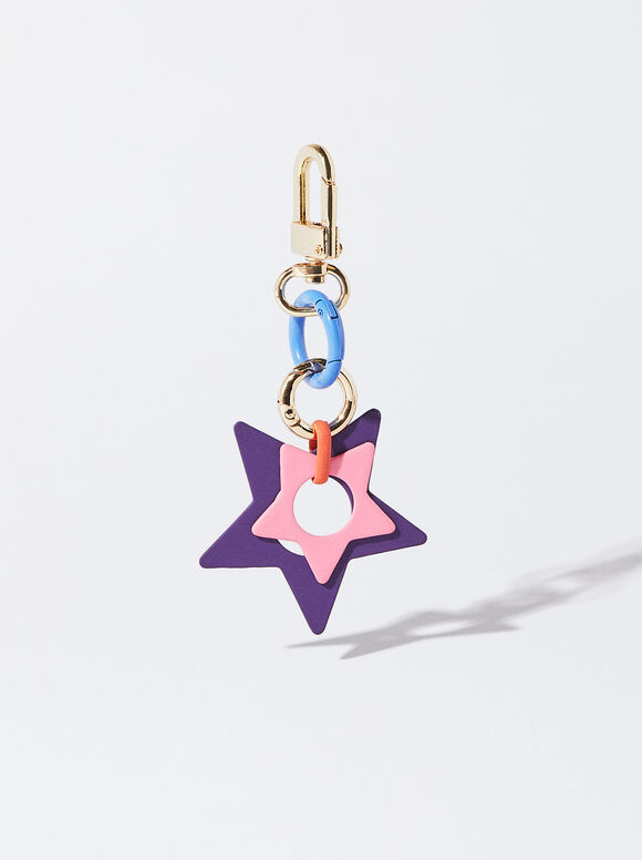 Star Key Chain - Bright Multicolor - Woman - Keychains 