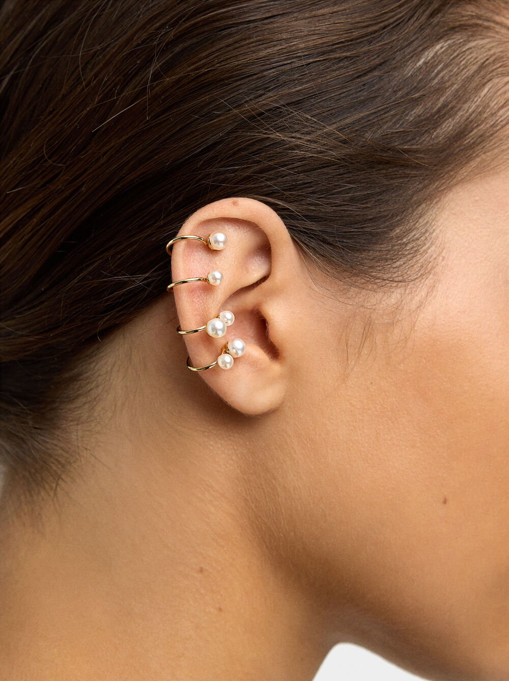 Set de earcuffs en perles