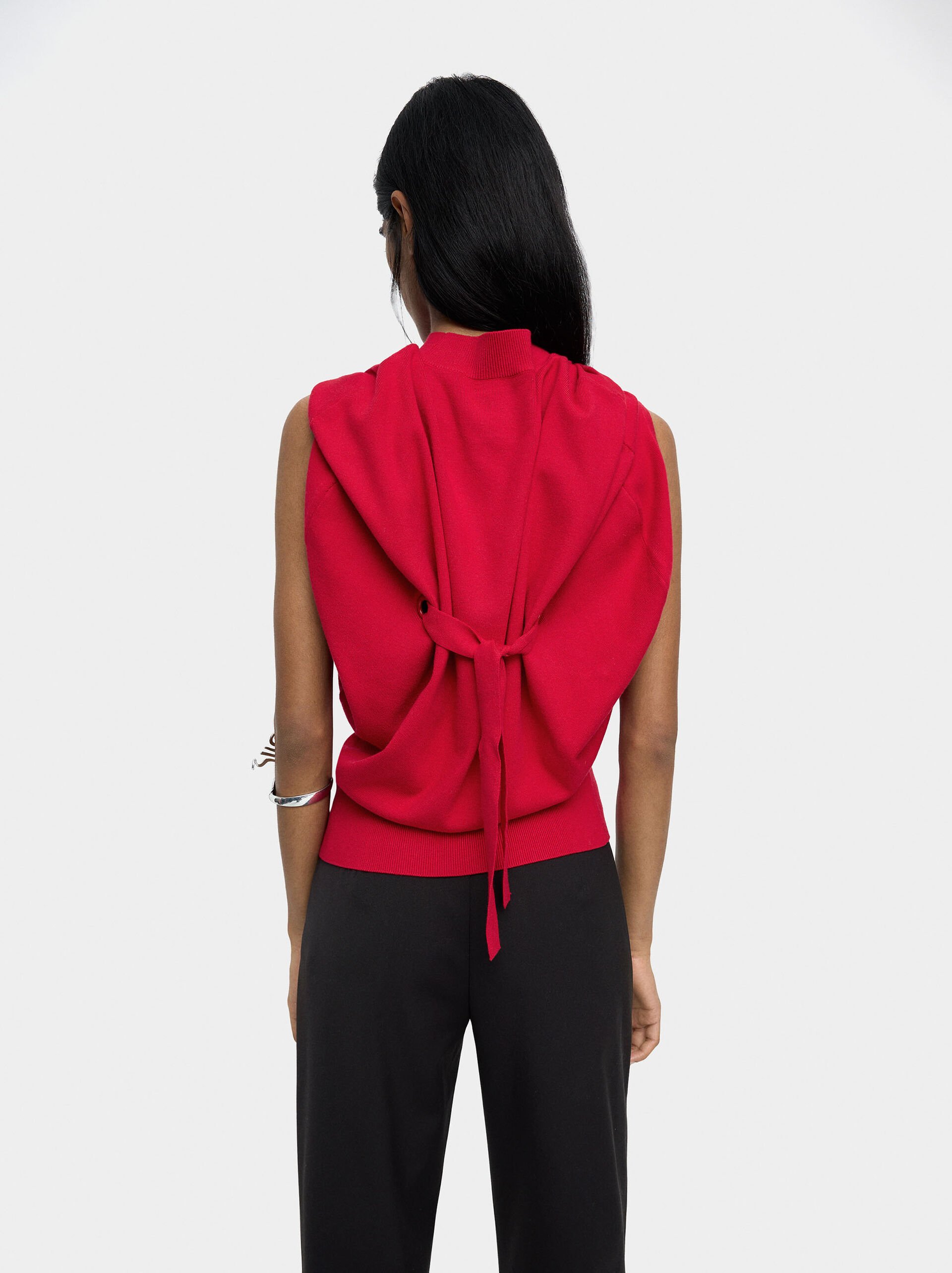 Knitted balloon top image number 6.0