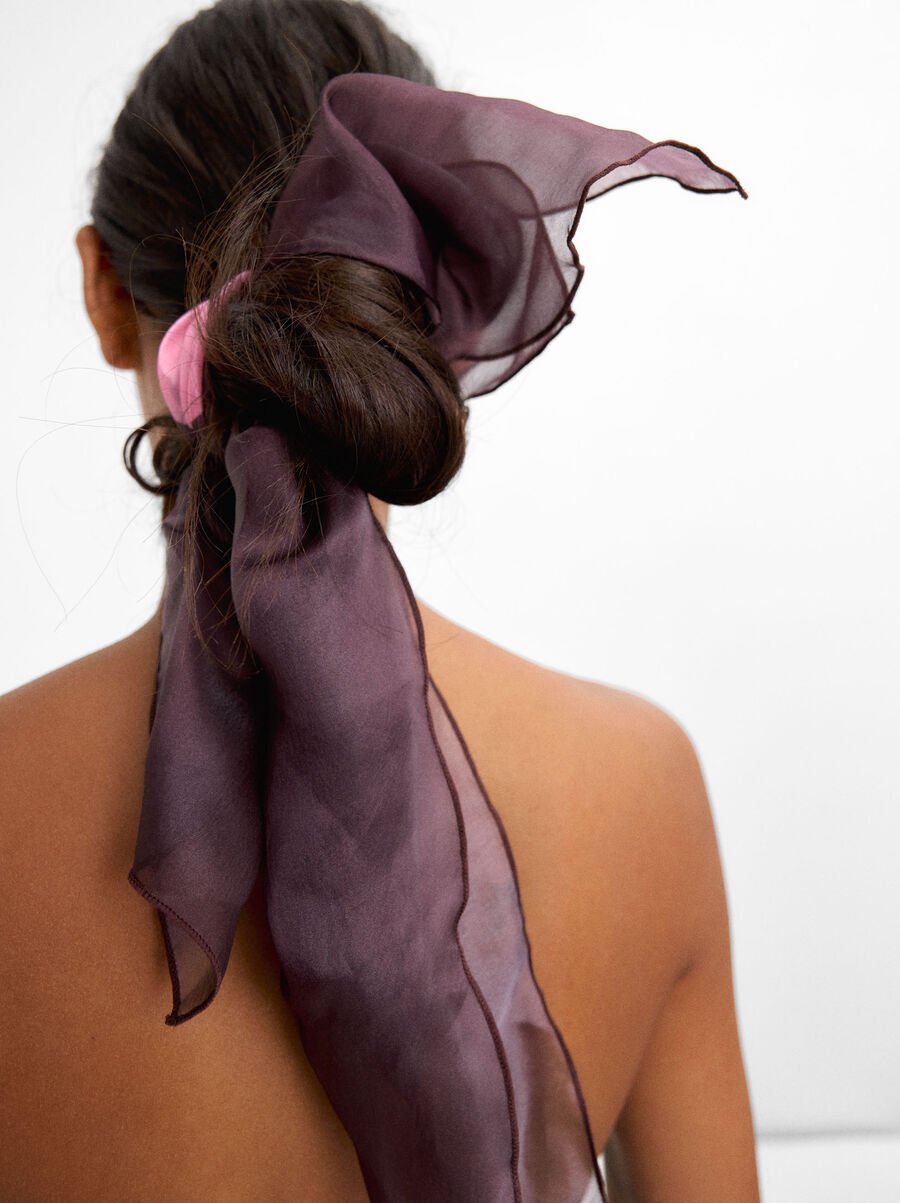 Daisy print multifunctional scarf